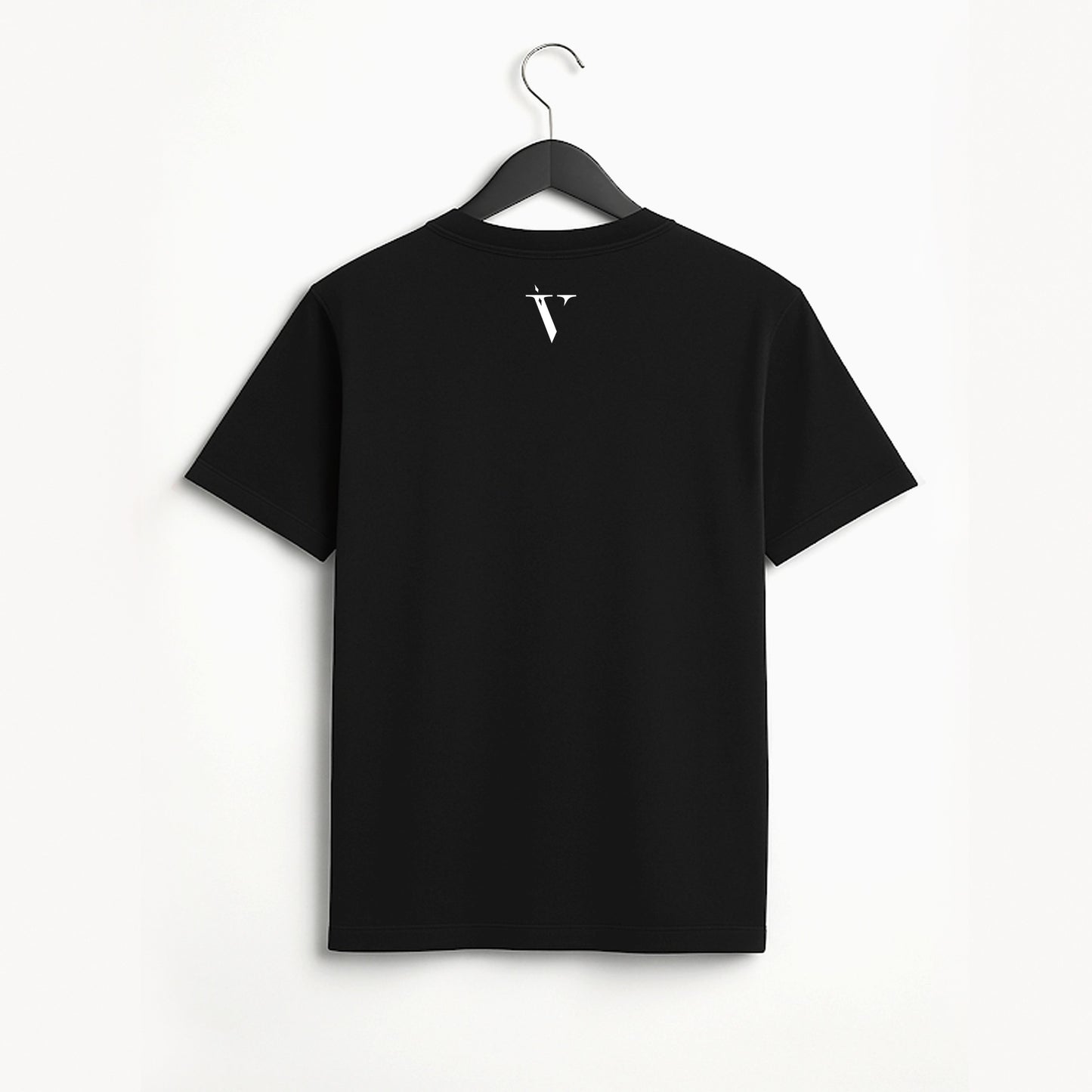 Black logo tee