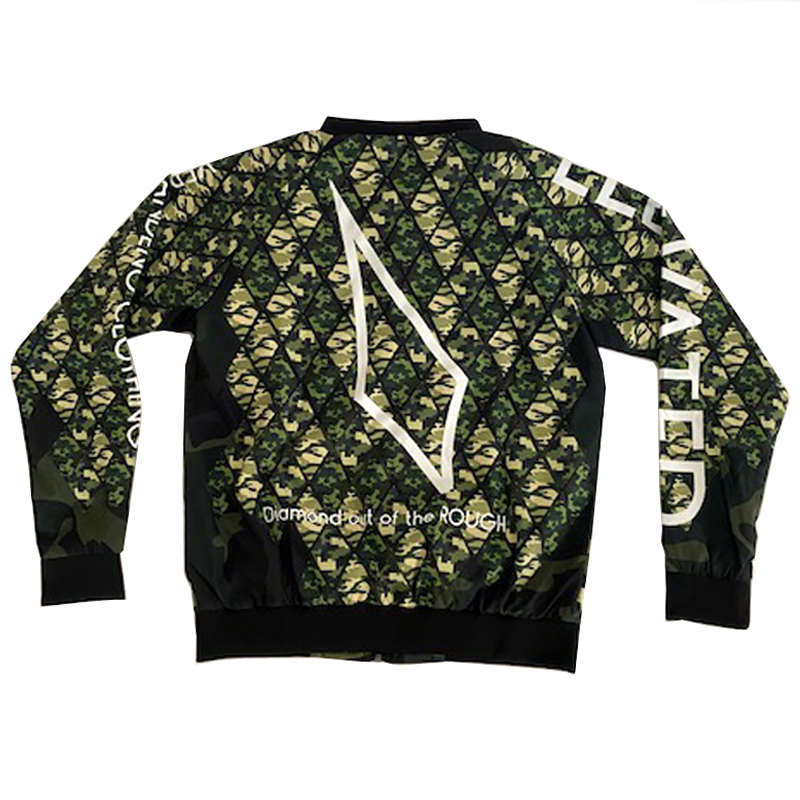 Diamond Camo V Bomer Camo Jacket