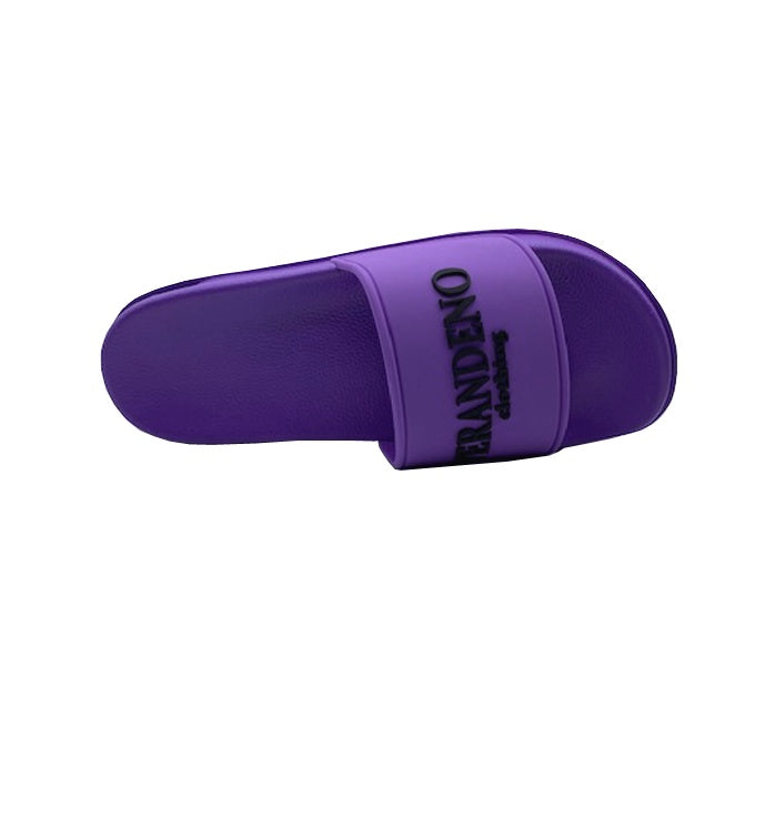 Cotton Candy Purple Luxury Slides