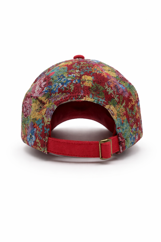 Jesus is Essential Red floral hat