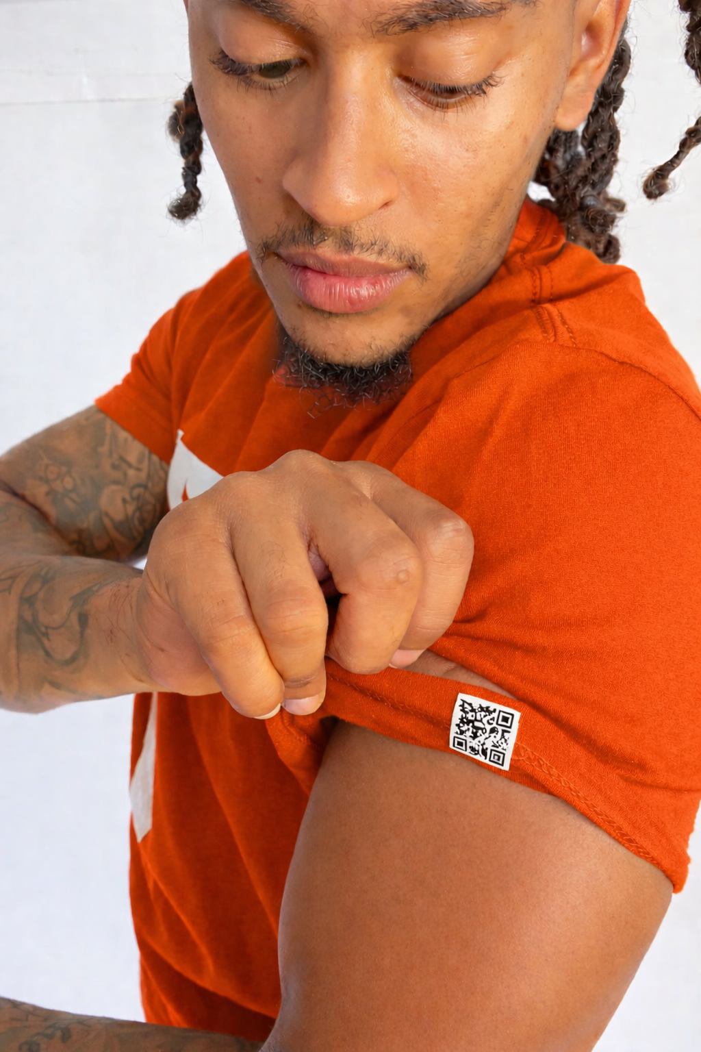 Classic 'V' Tee (Orange)