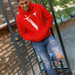 Red Classic V Hoodie