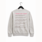 Heather Latte "23rd Psalm" sweatshirt