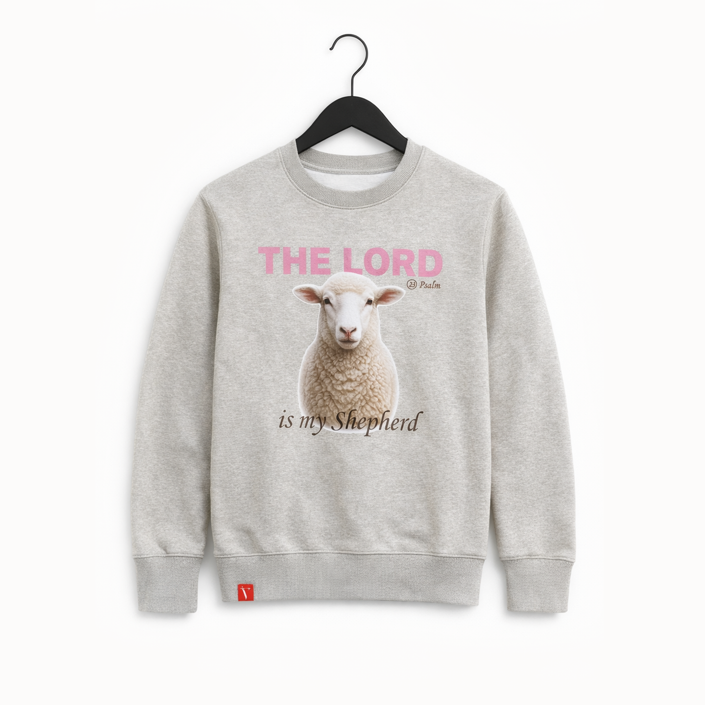 Heather Latte "23rd Psalm" sweatshirt