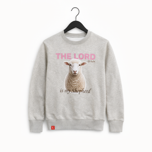 Heather Latte "23rd Psalm" sweatshirt