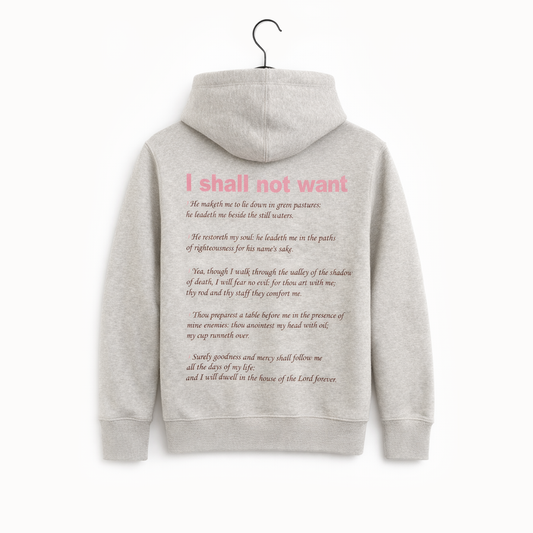 Heather Latte "23rd Psalm" hoodie