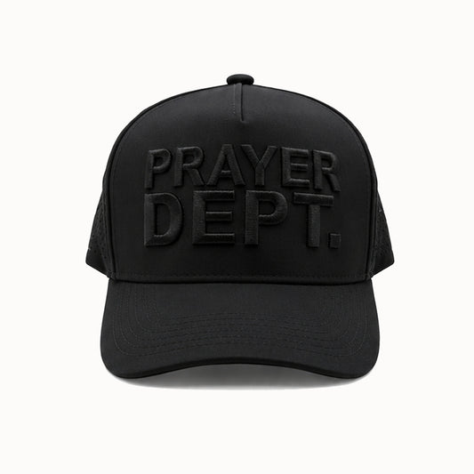 Prayer Dept Cap in Black – Verandeno Bold Christian Faith Hat