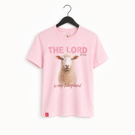 "23rd Psalm" Pink tee