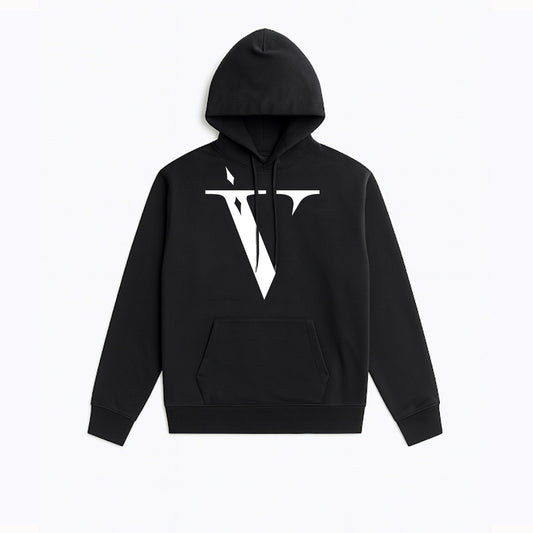 Black Classic V Hoodie
