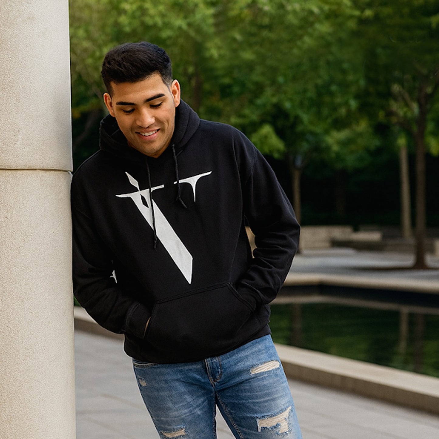 Black Classic V Hoodie