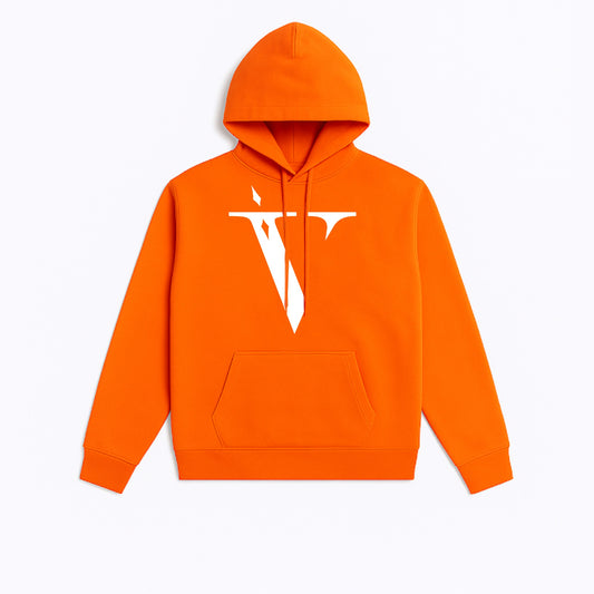 Orange Classic V Hoodie