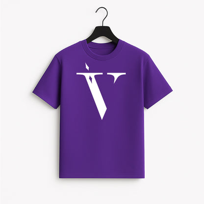 Classic 'V' Tee (Purple)