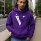 Purple Classic V Hoodie