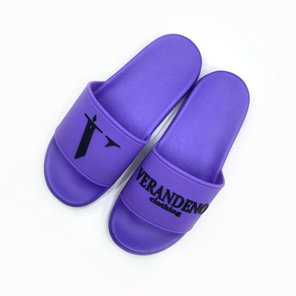 Cotton Candy Purple Luxury Slides