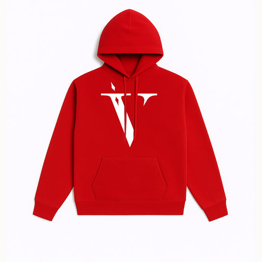 Red Classic V Hoodie