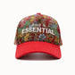 Jesus is Essential Red floral hat