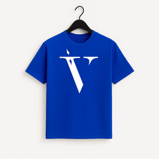 Classic 'V' Tee (Royal Blue)