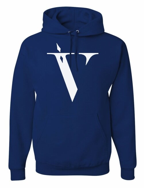 Classic V hoodie (royal)
