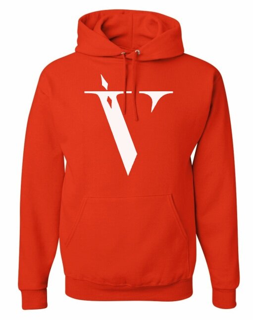 Classic V hoodie (orange)
