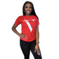 Classic 'V' tee (Red)